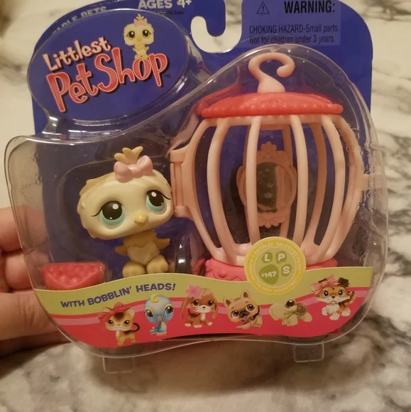 Lps Owl Set Littlest Pet Shop Portable Pets 0924 Owl, 0925 Panda